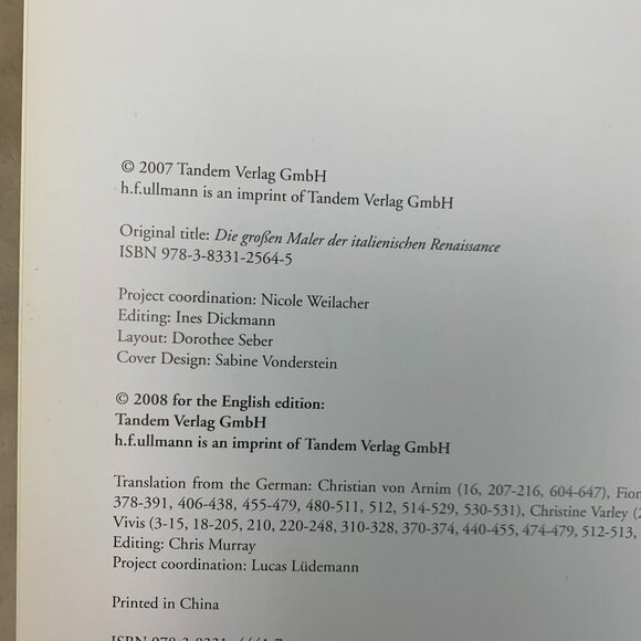 The Great Painters of the Italian Renaissance Volume 1 Hardcover (BIG BOOK) - Picture 15 of 16